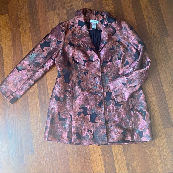 Drapers & Damons Floral Pink Women's Jacket - Picture 4 of 6